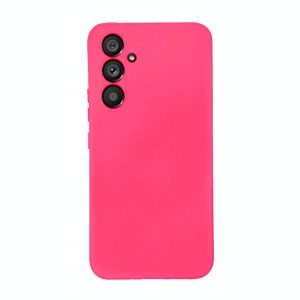 CAPA SILICONE SAMSUNG GALAXY S24 ROSA CHOQUE COM PROTETOR DE CÂMERA