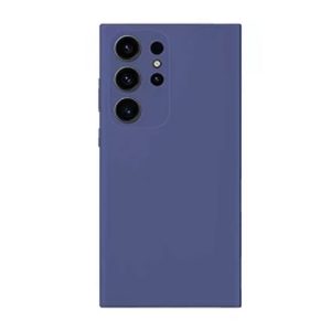 CAPA SILICONE SAMSUNG GALAXY S24 ULTRA AZUL ESCURO COM PROTETOR DE CÂMERA