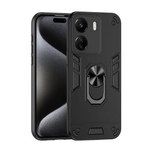 CAPA SILICONE ANTI-CHOQUE ARMOR CARBON XIAOMI REDMI 13C PRETO RING ARMOR