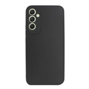 CAPA SILICONE GEL SAMSUNG GALAXY A55 PRETO COM PROTETOR DE CÂMERA 3D