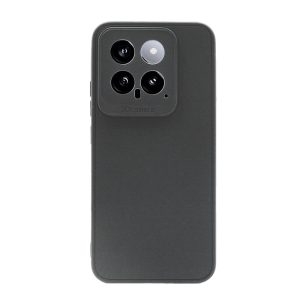 CAPA SILICONE GEL XIAOMI 14 PRETO COM PROTETOR DE CÂMERA 3D