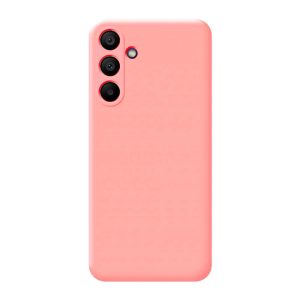 CAPA SILICONE SAMSUNG GALAXY A35 ROSA COM PROTETOR DE CAMERA