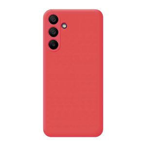 CAPA SILICONE SAMSUNG GALAXY A35 VERMELHO COM PROTETOR DE CAMERA