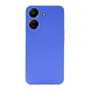 CAPA SILICONE GEL XIAOMI REDMI 13C AZUL COM PROTETOR DE CÂMERA 3D