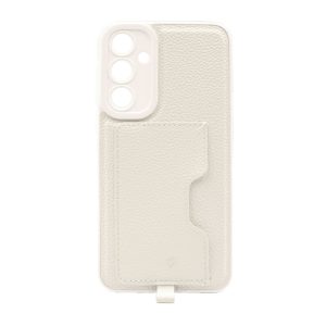 CAPA SILICONE DURA SAMSUNG GALAXY A35 5G BRANCO COM PROTETOR DE CAMERA E BOLSO P