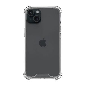 CAPA SILICONE ANTI-CHOQUE APPLE IPHONE 15 PLUS TRANSPARENTE