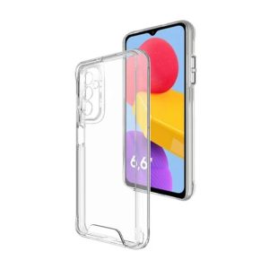 CAPA SILICONE DURA SAMSUNG GALAXY M13 4G/GALAXY M23 5G TRANSPARENTE COM PROTETOR