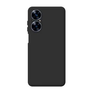 CAPA SILICONE REALME C67 4G PRETO COM PROTETOR DE CÂMERA
