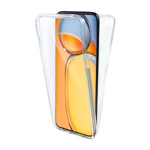 CAPA SILICONE DURA 360º XIAOMI REDMI 13C TRANSPARENTE