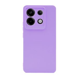 CAPA SILICONE GEL XIAOMI REDMI NOTE 13 PRO 5G LILÁS COM PROTETOR DE CÂMERA 3D