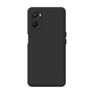 CAPA SILICONE OPPO A96 4G PRETO COM PROTETOR DE CAMERA