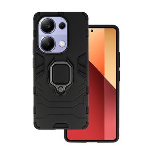 CAPA SILICONE ANTI-CHOQUE ARMOR CARBON XIAOMI REDMI NOTE 13 PRO 4G PRETO RING AR