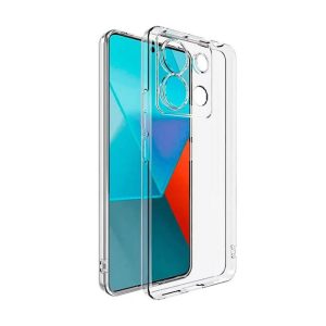 CAPA SILICONE GEL XIAOMI REDMI NOTE 13 PRO 5G TRANSPARENTE COM PROTETOR DE CÂMER