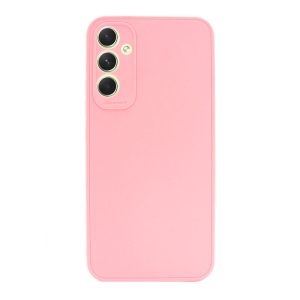 CAPA SILICONE GEL SAMSUNG GALAXY A15 ROSA CLARA COM PROTETOR DE CÂMERA 3D
