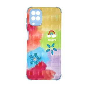 CAPA SILICONE GEL BUMPER SAMSUNG GALAXY A12 5G COLORIDO COM PROTETOR DE CAMERA