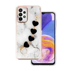 CAPA SILICONE TPU SAMSUNG GALAXY A23 4G/5G BRANCO COM PROTETOR DE CÂMERA E CORRE