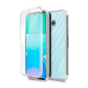 CAPA SILICONE DURA 360º XIAOMI REDMI 13 TRANSPARENTE