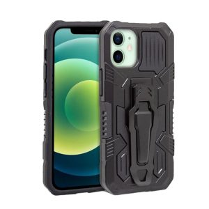 CAPA SILICONE TPU KICKSTAND HEAVY DUTY HIBRID APPLE IPHONE 11 PRETO
