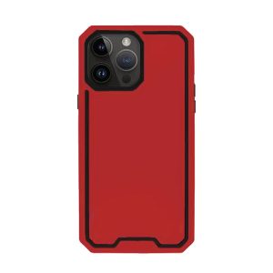 CAPA SILICONE TPU APPLE IPHONE 14 PRO MAX VERMELHO