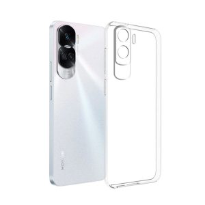 CAPA SILICONE GEL HUAWEI HONOR 90 LITE TRANSPARENTE COM PROTETOR DE CÂMERA