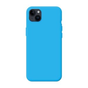 CAPA SILICONE APPLE IPHONE 15 PLUS AZUL