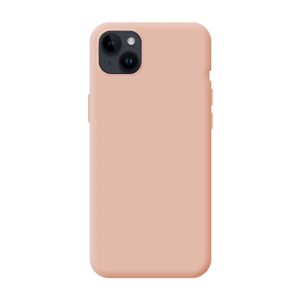 CAPA SILICONE APPLE IPHONE 15 PLUS ROSA CLARA