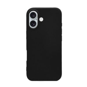 CAPA SILICONE APPLE IPHONE 16 PRETO