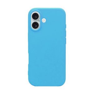 CAPA SILICONE APPLE IPHONE 16 PLUS AZUL