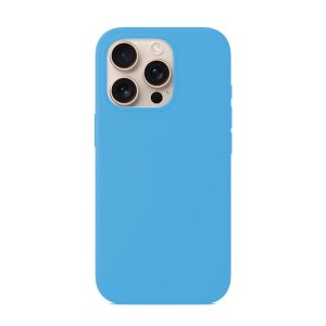 CAPA SILICONE APPLE IPHONE 16 PRO AZUL