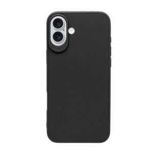CAPA SILICONE GEL APPLE IPHONE 16 PRETO 3D CAMERA