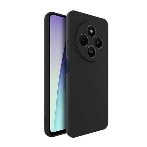 CAPA SILICONE XIAOMI REDMI 14C PRETO COM PROTETOR DE CÂMERA