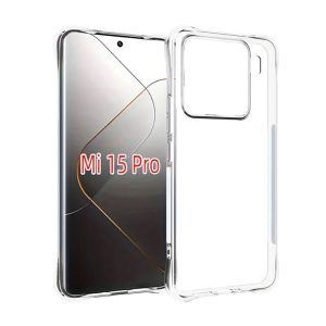 CAPA SILICONE DURA ANTI-CHOQUE XIAOMI 15 PRO TRANSPARENTE