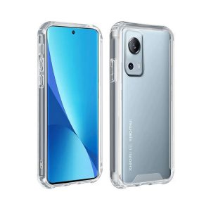 CAPA SILICONE DURA ANTI-CHOQUE XIAOMI 13 LITE TRANSPARENTE COM PROTETOR DE CÂMER