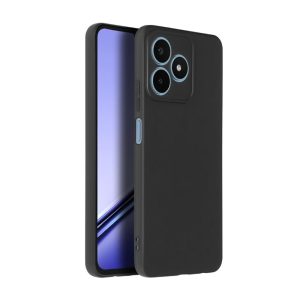 CAPA SILICONE REALME NOTE 50 PRETO COM PROTETOR DE CÂMERA