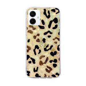 CAPA SILICONE TPU SAMSUNG GALAXY A06 AMARELO LEOPARDO