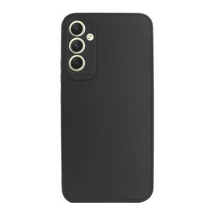 CAPA SILICONE GEL SAMSUNG GALAXY S24 FE PRETO COM PROTETOR DE CÂMERA 3D