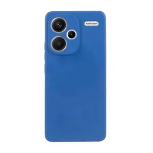 CAPA SILICONE GEL XIAOMI REDMI NOTE 13 PRO PLUS AZUL COM PROTETOR DE CÂMERA 3D