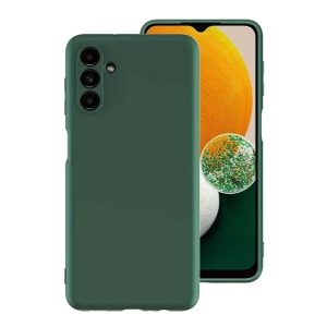 CAPA SILICONE SAMSUNG GALAXY A16 VERDE ESCURO COM PROTETOR DE CÂMERA