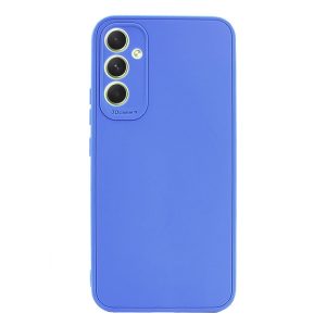 CAPA SILICONE GEL SAMSUNG GALAXY S24 FE AZUL COM PROTETOR DE CÂMERA 3D