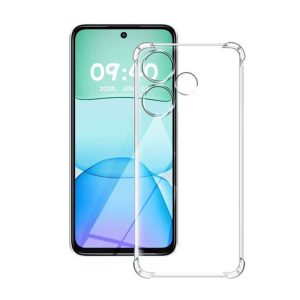 CAPA SILICONE ANTI-CHOQUE XIAOMI REDMI 13C 5G/POCO M6 5G TRANSPARENTE COM PROTET