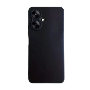 CAPA SILICONE GEL XIAOMI REDMI 13C 5G/POCO M6 PRETO COM PROTETOR DE CÂMERA