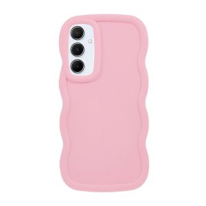 CAPA SILICONE GEL SAMSUNG GALAXY A16 ROSA ONDULADA