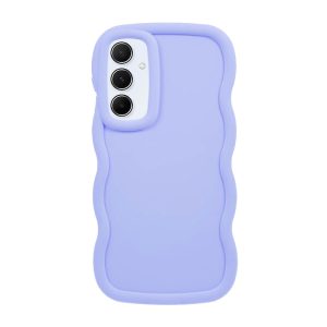 CAPA SILICONE GEL SAMSUNG GALAXY A16 LILÁS ONDULADA