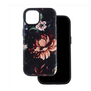 CAPA SILICONE DURA APPLE IPHONE 16 PEÓNIAS