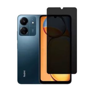 PELICULA DE VIDRO ANTI-SPY XIAOMI REDMI 13C 6.74" PRETO PRIVACY