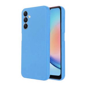 CAPA SILICONE SAMSUNG GALAXY A36 AZUL COM PROTETOR DE CAMERA