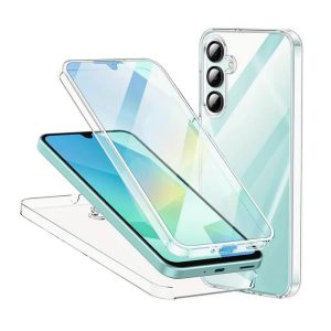 CAPA SILICONE DURA 360º SAMSUNG GALAXY A36 TRANSPARENTE