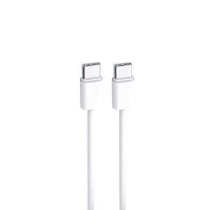 CABO DE DADOS USB TIPO C PARA TIPO C NEW SCIENCE X-4 BRANCO 40W 6A 1M