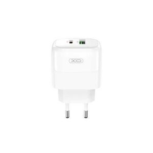ADAPTADOR USB XO L137 BRANCO 20W/2.4A/USB E USB-C