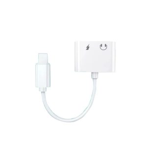 LIGHTNING TO HEADPHONE JACK ADAPTER NEW SCIENCE Y-05 BRANCO 3.5MM E LIGHTNING